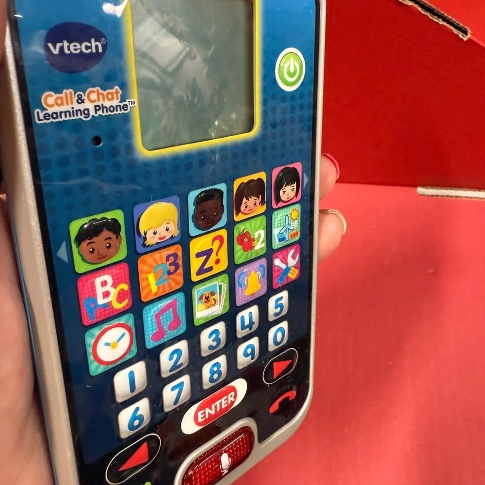VTech Call & Chat Learning Phone - Blue